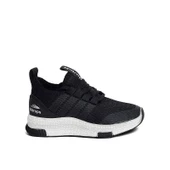 Trend Adımlar Siyah Unisex Patik Lastikli Çocuk Spor Ayakkab - 1