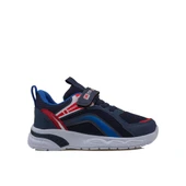 Trend Adımlar Saks Mavi Cırt Cırtlı Unisex Çocuk Spor Ayakkabı - 1