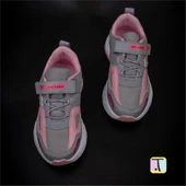 Trend Adımlar Pembe Renkli Dokulu Unisex Çocuk New Force Spor Ayakkabı - 4
