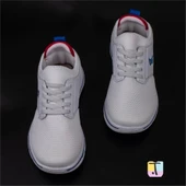 Trend Adımlar Beyaz Hafif Faylon Memory Foam Lastikli Çocuk Sneaker - 4