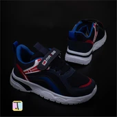 Trend Adımlar Saks Mavi Cırt Cırtlı Unisex Çocuk Spor Ayakkabı - 4