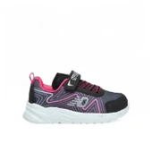 Trend Adımlar Pembe Cırt Cırtlı Hafif Patik Çocuk Sneaker - 1