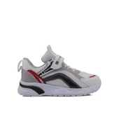 Trend Adımlar Beyaz-Siyah Cırt Cırtlı Unisex Çocuk Spor Ayakkabı - 1