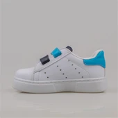 Trend Adımlar Mavi Erkek Çocuk Mevsimlik Cırtlı Sneaker thumbnail 3