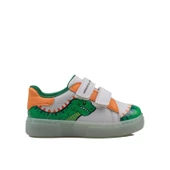 Trend Adımlar Yeşil Cute Monster Işıklı Çocuk Sneaker - 1