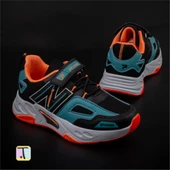 Trend Adımlar Turkuaz Renkli Dokulu Unisex Çocuk New Force Spor Ayakkabı thumbnail 5