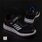 Trend Adımlar Siyah-Beyaz Memory Foam Tabanlı Erkek Çocuk Sneaker - 5