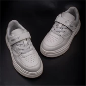 Pinokyo Beyaz Natural Memory Foam Hafif Çocuk Mevsimlik Sneaker thumbnail 5