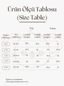 Fularlı Turuncu Çizgili Çapraz Şerit Detaylı Müslin Takım thumbnail 3