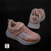 Trend Adımlar Pudra Renkli Dokulu Unisex Çocuk New Force Spor Ayakkabı - 5