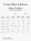 Fularlı Pembe Çizgili Çapraz Şerit Detaylı Müslin Takım thumbnail 4