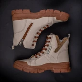 Trend Adımlar Krem Yulia Kız Çocuk Casual Bot thumbnail 7