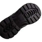 Trend Adımlar Siyah Mat Fashion Kız Çocuk Fermuarlı Postal Bot thumbnail 5