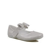 M2S Gri Rugan Fiyonklu Kız Çocuk Babet thumbnail 1