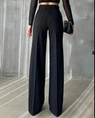 Kadın Pantolon Kumaş Scuba - 5