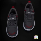 Trend Adımlar Kırmızı Cırt Cırtlı Unisex Çocuk Spor Ayakkabı - 3