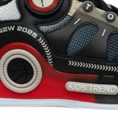 Trend Adımlar Siyah Erkek Çocuk Ultra Hafif Yarım Boğaz Sneaker thumbnail 4