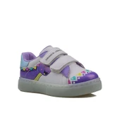Trend Adımlar Lila Cute Monster Işıklı Çocuk Sneaker - 2