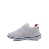Trend Adımlar Beyaz Hafif Faylon Memory Foam Lastikli Çocuk Sneaker - 3