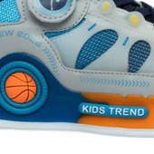 Trend Adımlar Gri Erkek Çocuk Ultra Hafif Yarım Boğaz Sneaker thumbnail 4