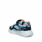 Trend Adımlar Mavi Erkek Çocuk Cırtlı Hafif Spor Ayakkabı thumbnail 3