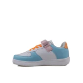 Trend Adımlar Mavi Suni Deri Mevsimlik Filet Unisex Çocuk Sneaker - 3