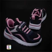 Trend Adımlar Lacivert Cırt Cırtlı Unisex Çocuk Spor Ayakkabı thumbnail 4