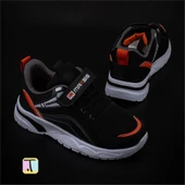 Trend Adımlar Turuncu Cırt Cırtlı Unisex Çocuk Spor Ayakkabı thumbnail 4