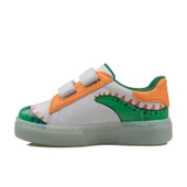 Trend Adımlar Yeşil Cute Monster Işıklı Çocuk Sneaker - 4