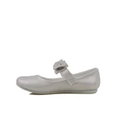 M2S Gri Rugan Fiyonklu Kız Çocuk Babet thumbnail 3