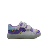 Trend Adımlar Lila Cute Monster Işıklı Çocuk Sneaker - 1