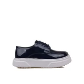 Trend Adımlar Lacivert Rugan Kalın Taban Erkek Çocuk Casual Ayakkabı thumbnail 1