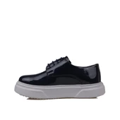 Trend Adımlar Lacivert Rugan Kalın Taban Erkek Çocuk Casual Ayakkabı thumbnail 3