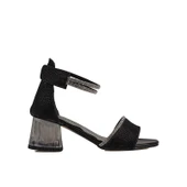 Trend Adımlar Siyah Taş İşleme Saten Cırtlı Kız Çocuk Klasik Ayakkabı thumbnail 2