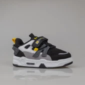 Trend Adımlar Siyah-Beyaz Kaymaz Taban Çocuk Spor Ayakkabı thumbnail 2