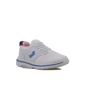 Trend Adımlar Beyaz Hafif Faylon Memory Foam Lastikli Çocuk Sneaker - 2