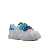 Trend Adımlar Mavi Erkek Çocuk Mevsimlik Cırtlı Sneaker thumbnail 2