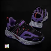 Trend Adımlar Lila Renkli Dokulu Unisex Çocuk New Force Spor Ayakkabı - 5