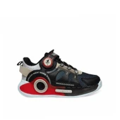 Trend Adımlar Siyah Erkek Çocuk Ultra Hafif Yarım Boğaz Sneaker thumbnail 1