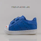 Trend Adımlar Saks Mavi Işıklı İlk Adım Bebe Sneaker thumbnail 3