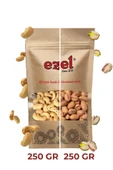 Ezel Kuruyemişleri Siirt Antep Fıstığı -Tuzlu Kaju Seti 250 g Taze Kavrulmuş thumbnail 2