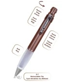 Serve Deep Mekanik Kurşun Kalem 07mm Grip ve Silgi Yedekli Kahverengi - 3