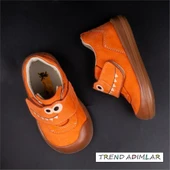 Trend Adımlar Turuncu Cace Two İlk Adım Bebe Hakiki Nubuk Deri Bot - 5