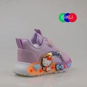 Trend Adımlar Lila Kız Çocuk Işıklı Bebe Sneaker thumbnail 4