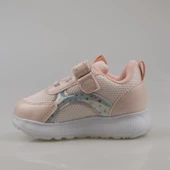 Trend Adımlar Pudra Kız Çocuk Işıklı Bebe Sneaker thumbnail 3