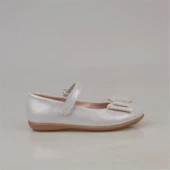 Trend Adımlar Gri Bebe Kız Çocuk Bilek Cırtlı Babet thumbnail 2