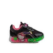 Trend Adımlar Siyah Kız Çocuk Işıklı Bebe Sneaker thumbnail 1