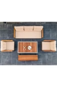 MİLLE GARDEN BAHÇE MOBİLYALARI LENA 3+1+1 Bahçe Takımı - 2