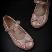 Trend Adımlar Pembe Bebe Kız Çocuk Bilek Cırtlı Babet thumbnail 5