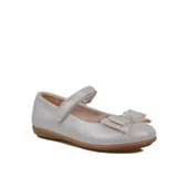 Trend Adımlar Gri Bebe Kız Çocuk Bilek Cırtlı Babet thumbnail 1